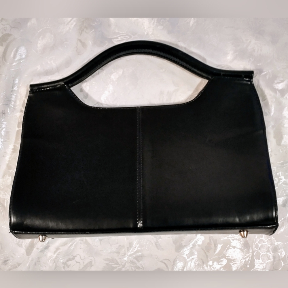 Black Rectangular Clutch Handbag